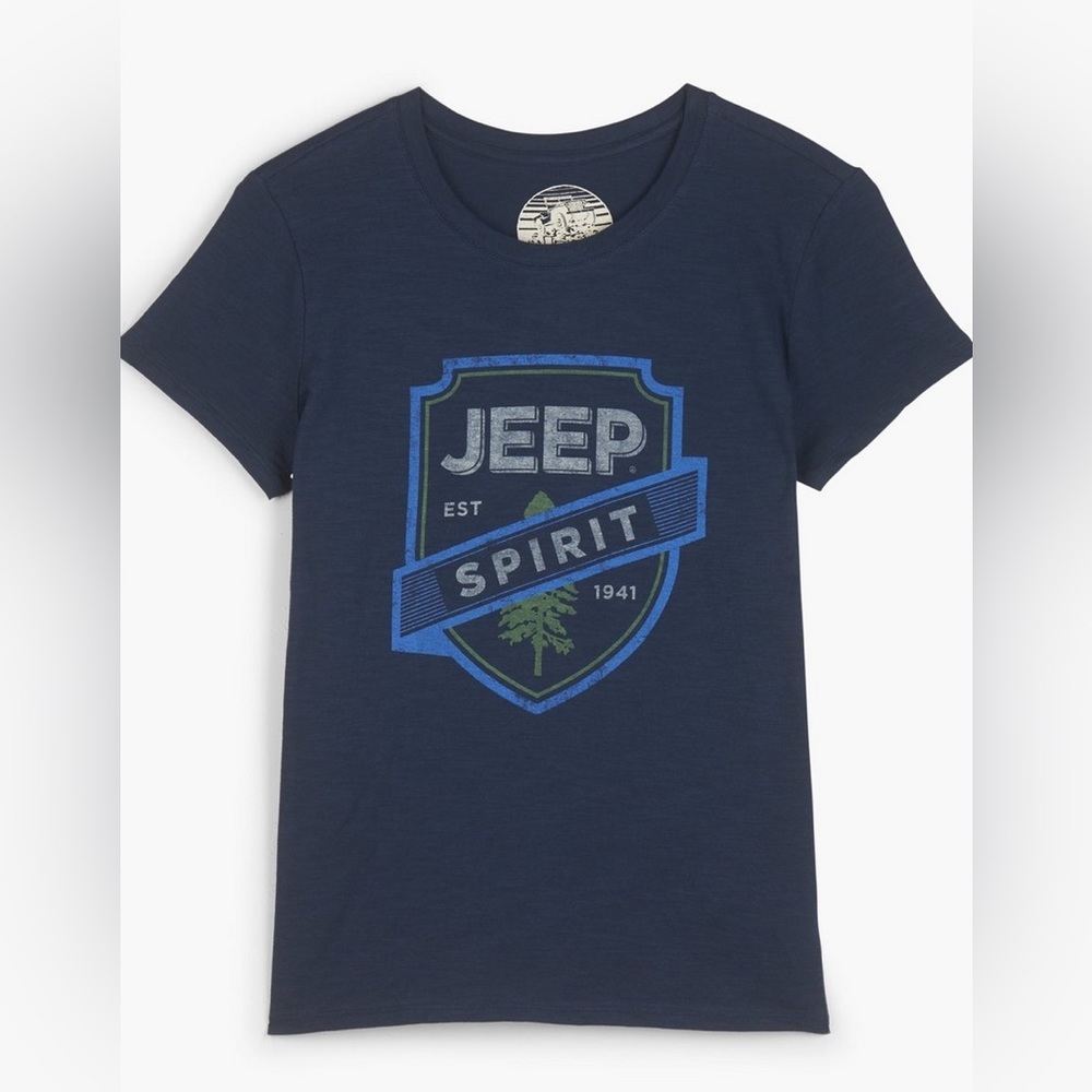 Lucky Brand Jeep Spirt Crew Graphic Tee